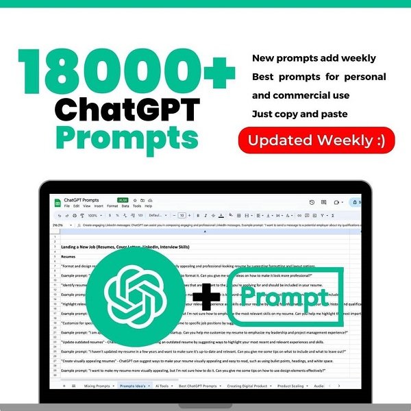 Enhance Your ChatGPT Experience with AI-Powered Prompts. Free Download